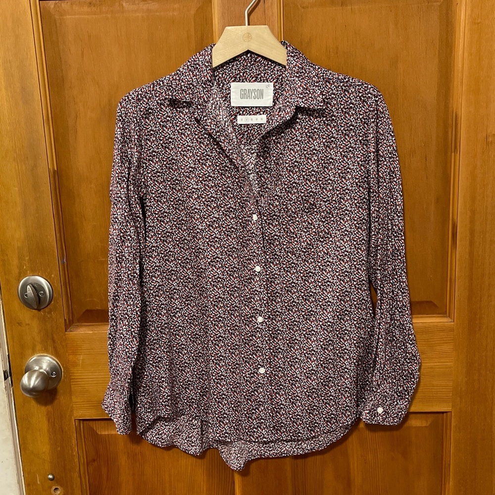 Grayson The Hero Floral Print Liquid Lyocell Shirt